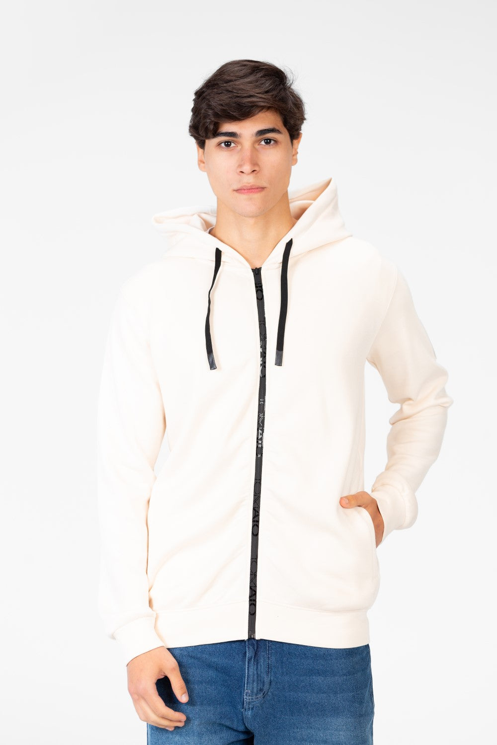 Men's Hooded Sweatshirt With Full Zipper