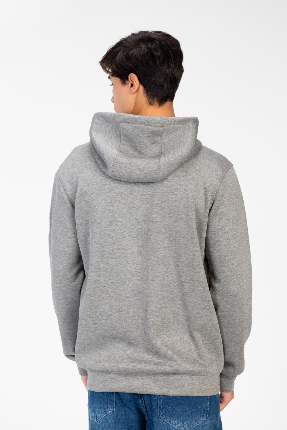 Men's Hooded Sweatshirt With Full Zipper