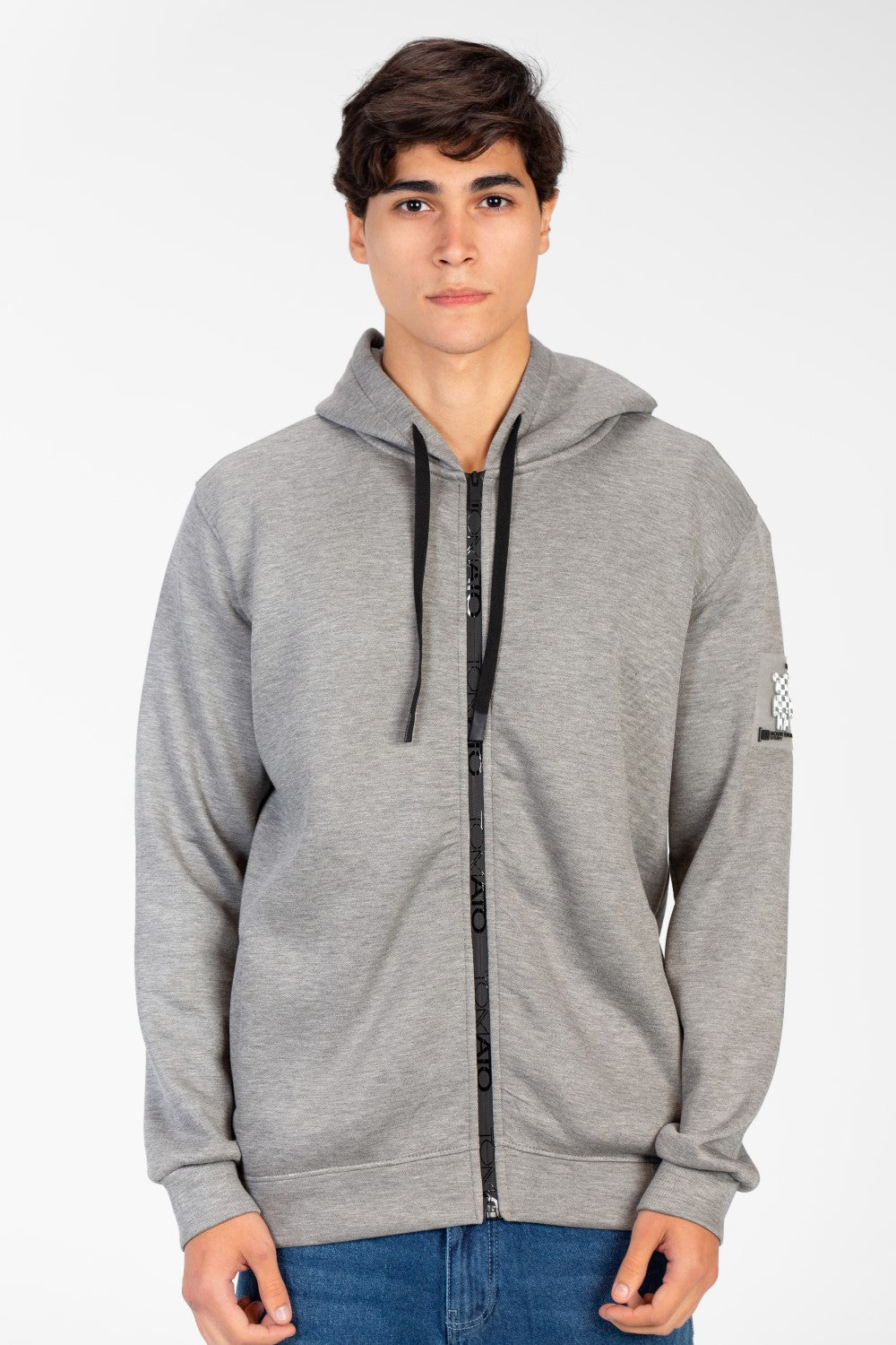 Men's Hooded Sweatshirt With Full Zipper