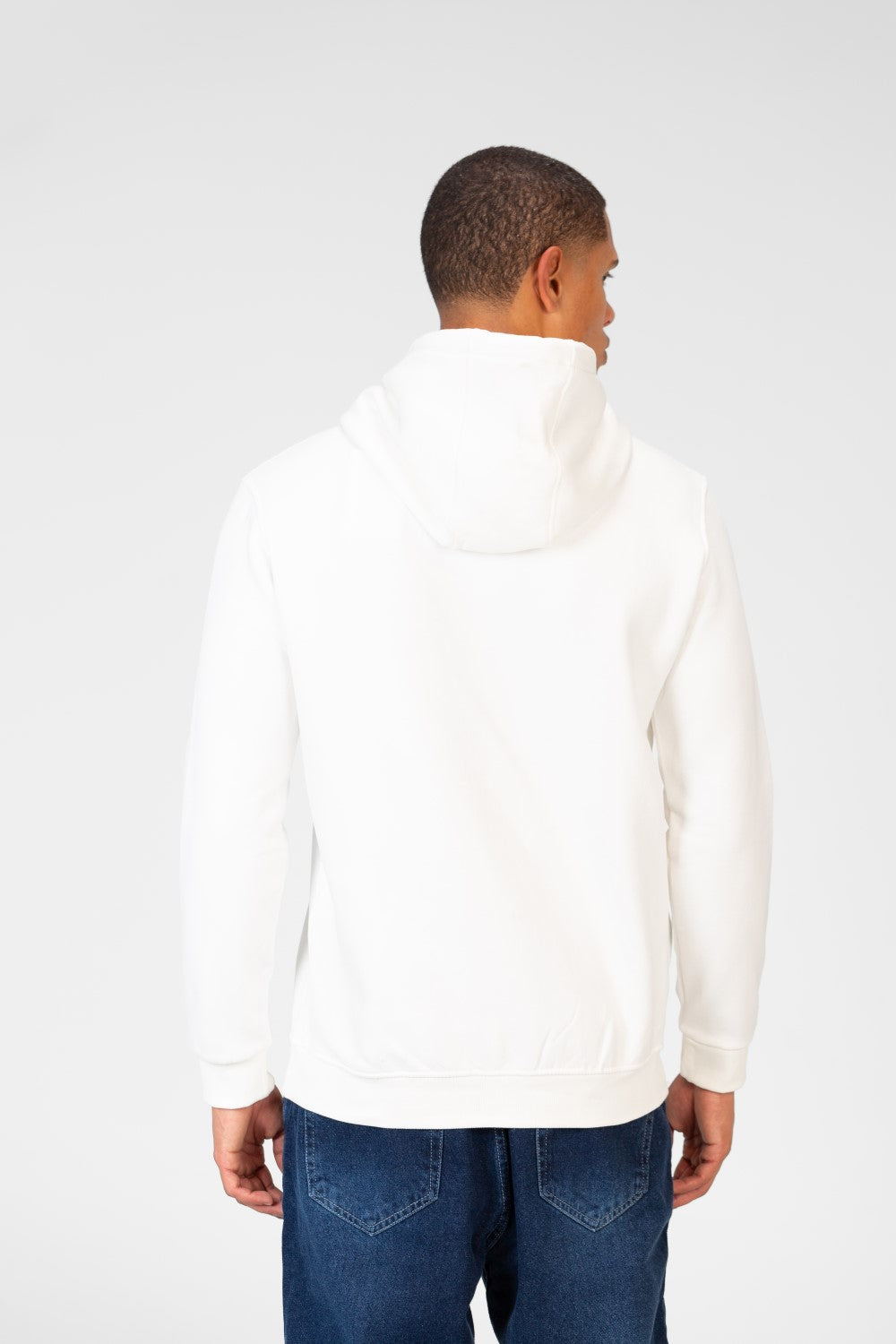 Men's Sweatshirt With Hood And Front Zipper