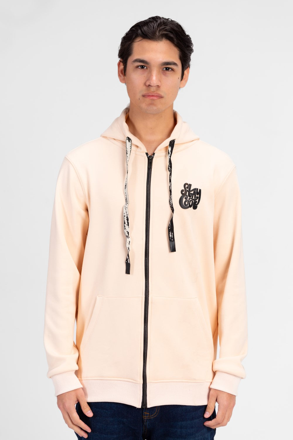 سويت شيرت رجالي بسحاب كامل وغطاء للرأس