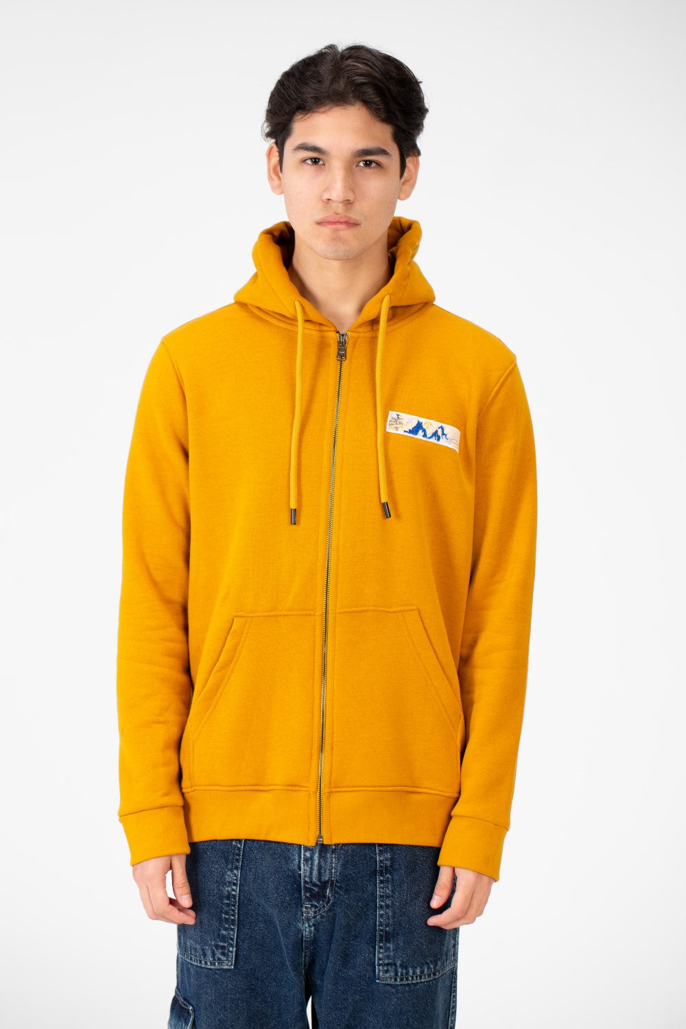 سويت شيرت رجالي مطبوع بأكمام طويلة وغطاء للرأس