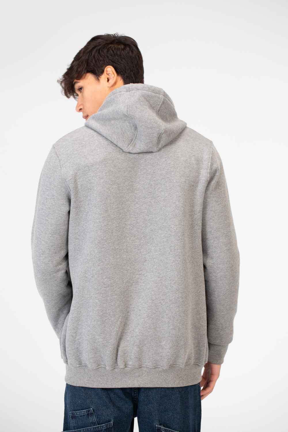 سويت شيرت رجالي أساسي بسحابات وجيوب أمامية