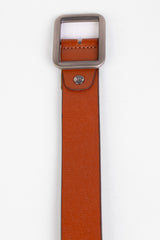 Men's Square Clasp Faux Leather casual belt