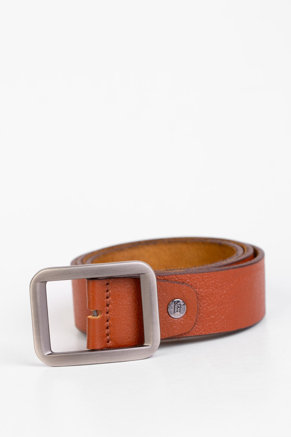 Men's Square Clasp Faux Leather casual belt