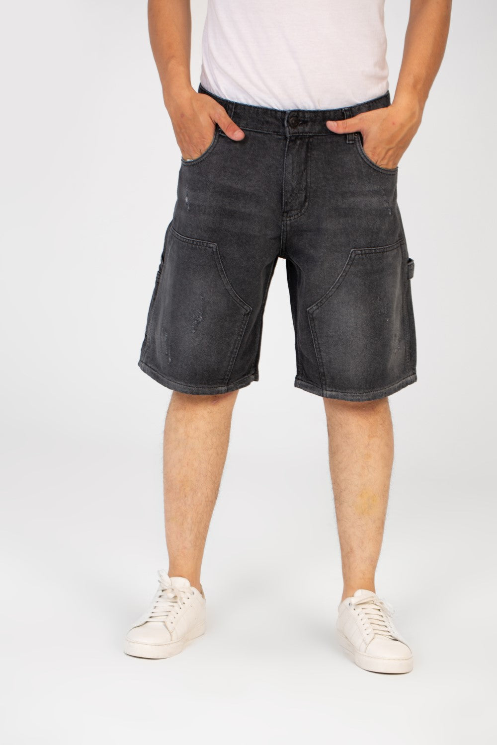 Men's Laser Jeans Modern Short With Pockets And High Quality Material