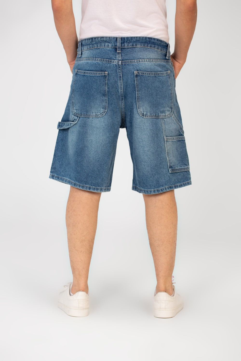 Men's Laser Jeans Modern Short With Pockets And High Quality Material