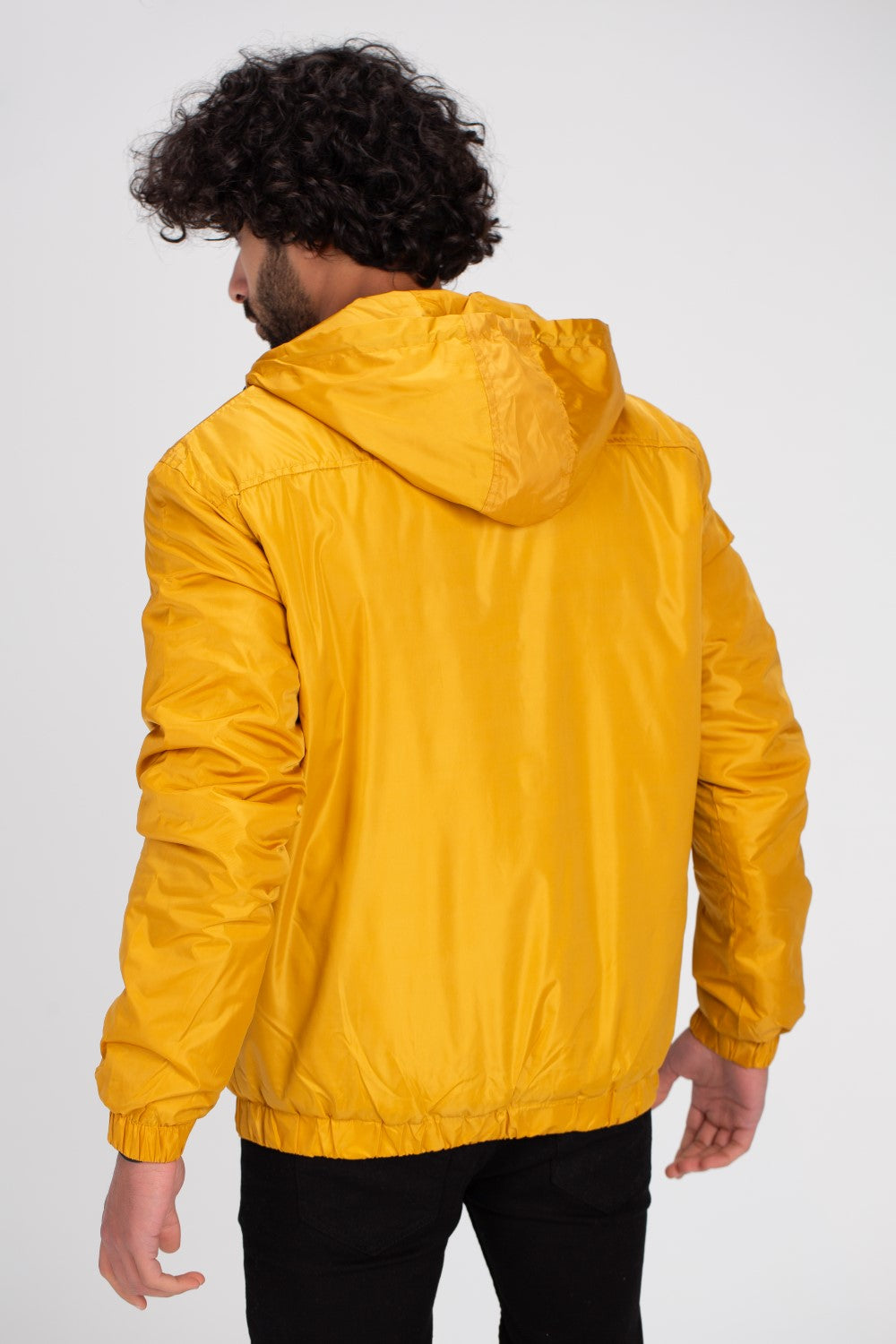 سويت شيرت رجالي كاجوال بسحاب أمامي نصف مطبوع مقاوم للماء