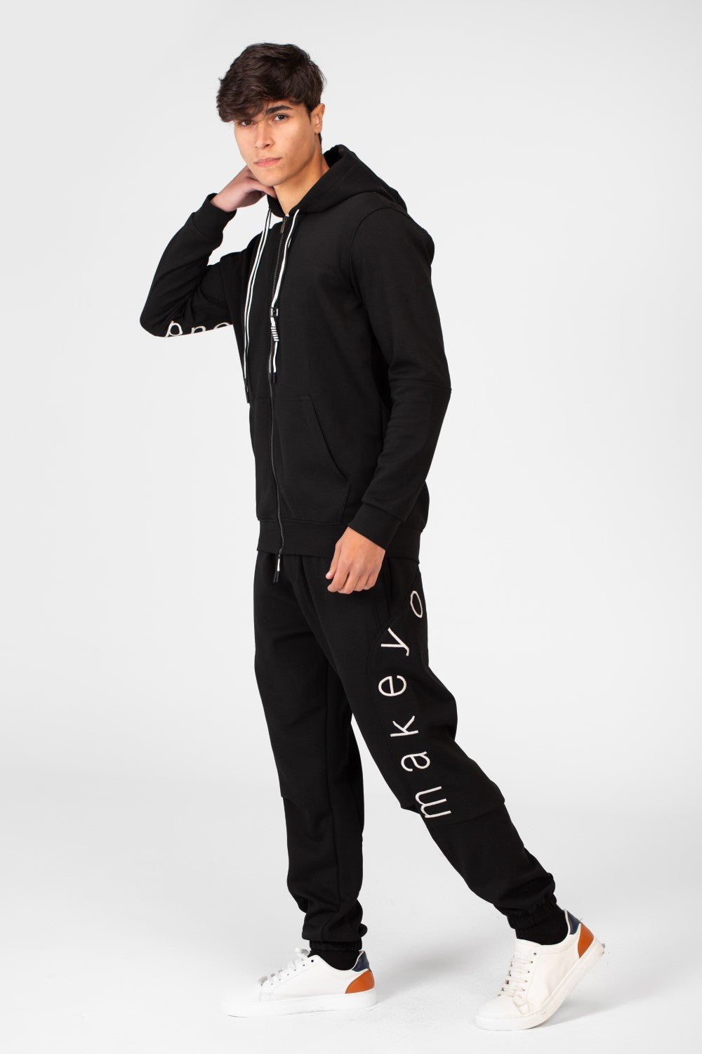 Men's Milton Training Suit Zippered Sweatshirt and Sweatpants
