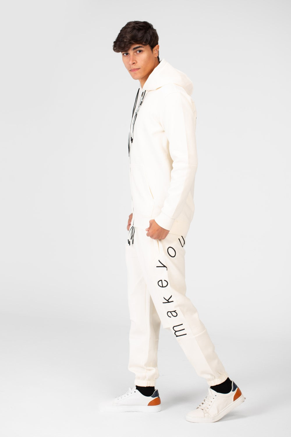 Men's Milton Training Suit Zippered Sweatshirt and Sweatpants