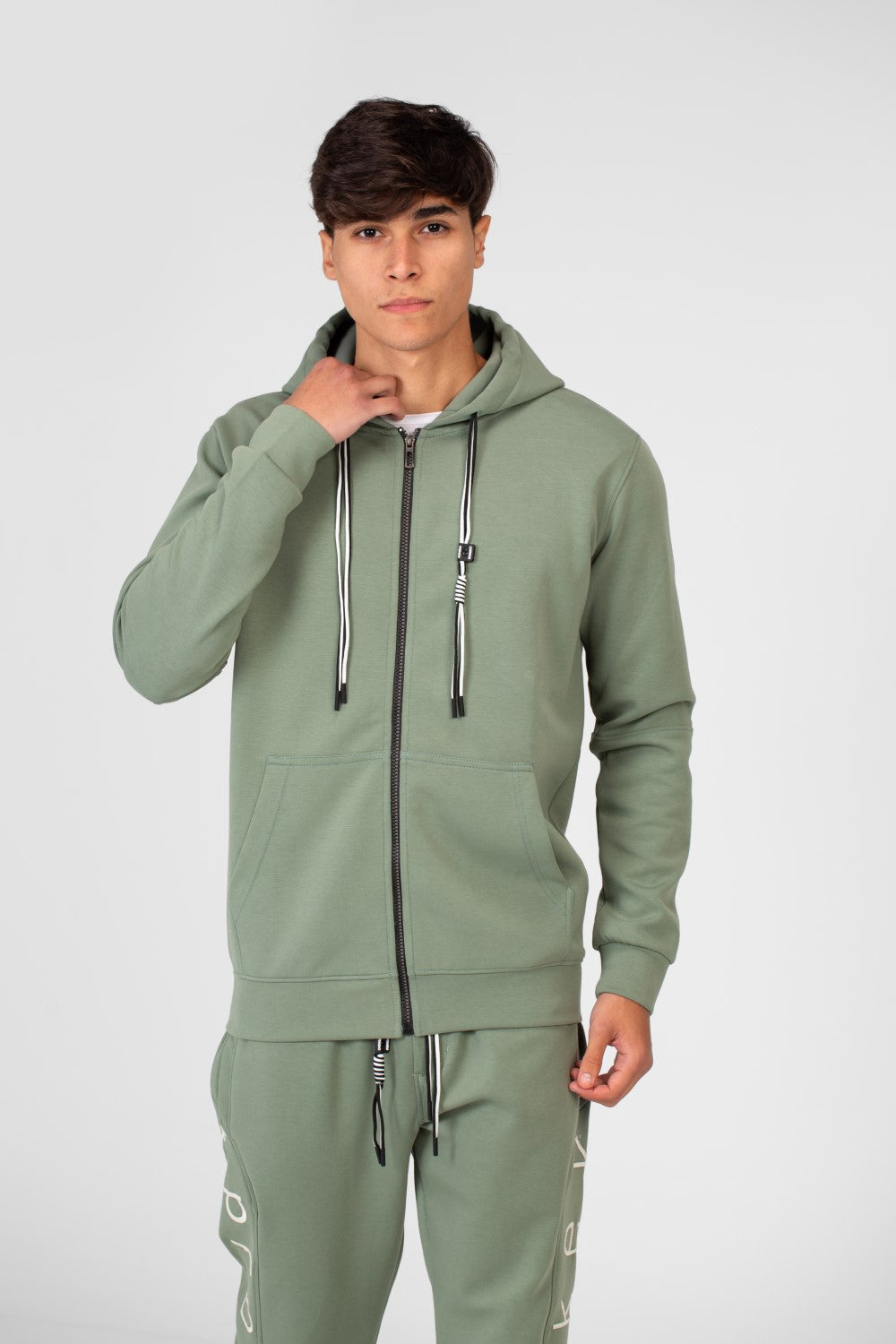 Men's Milton Training Suit Zippered Sweatshirt and Sweatpants