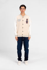 قميص بيسبول رجالي مطبوع بأكمام طويلة