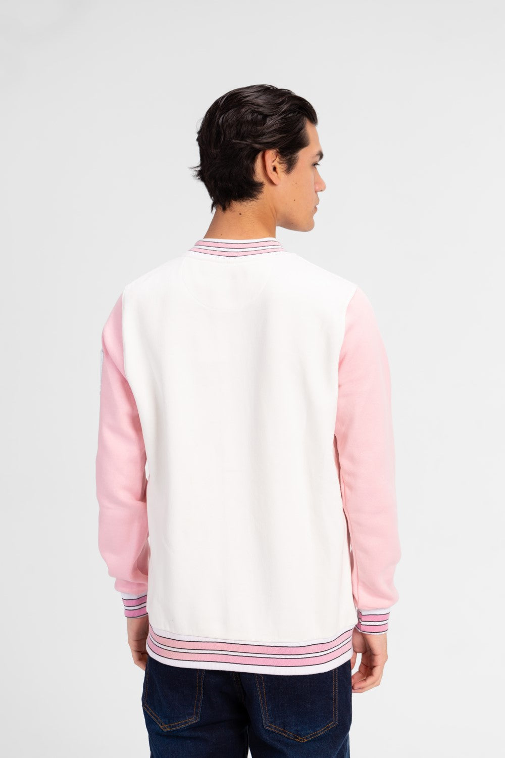 قميص بيسبول رجالي مطبوع بأكمام طويلة