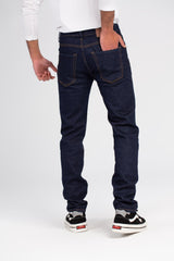 Men's Slim Fit Basic Five Pockets Used Jeans Pants