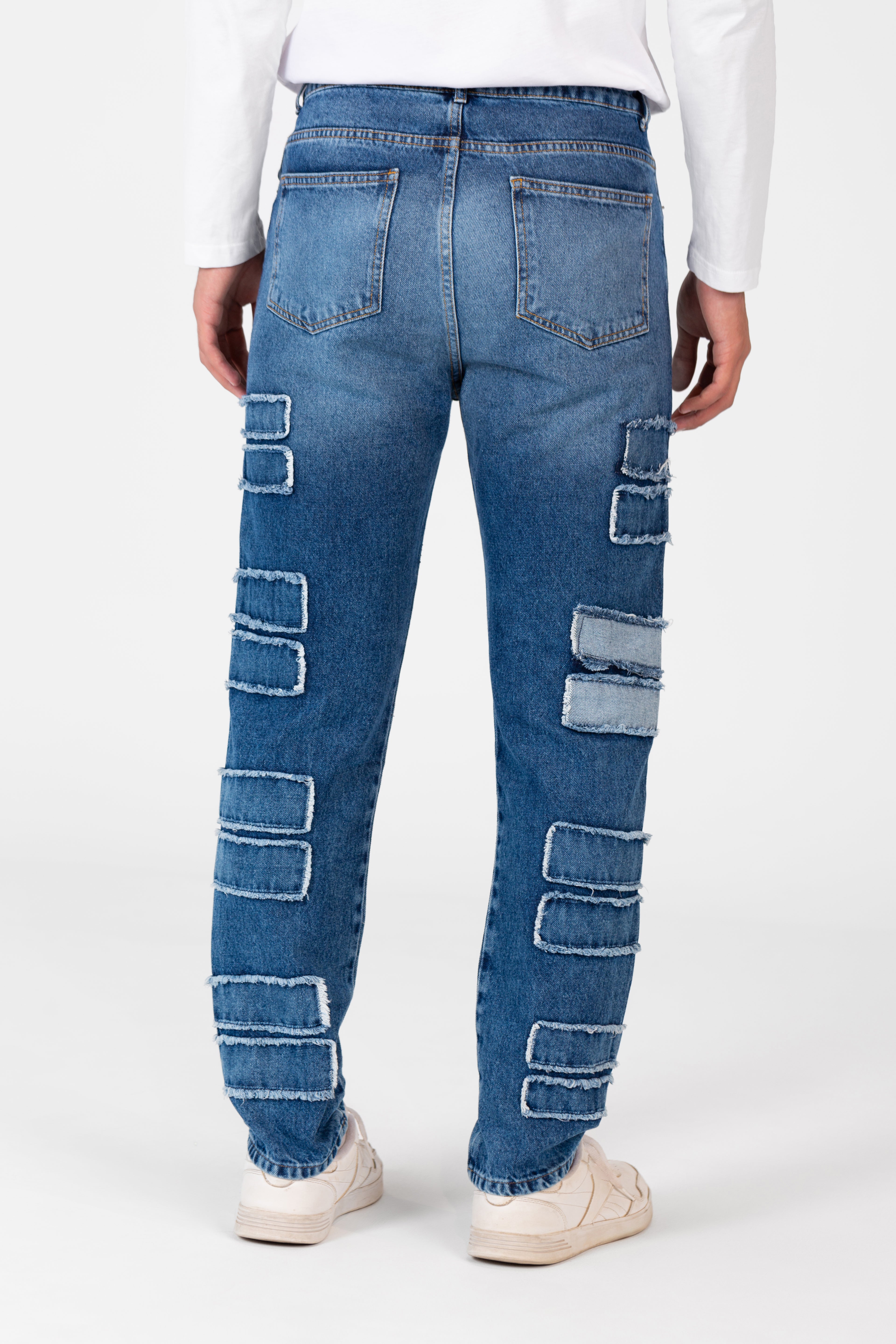 Men's Five Pockets Boyfriend Jeans Pants With A Modern Cut