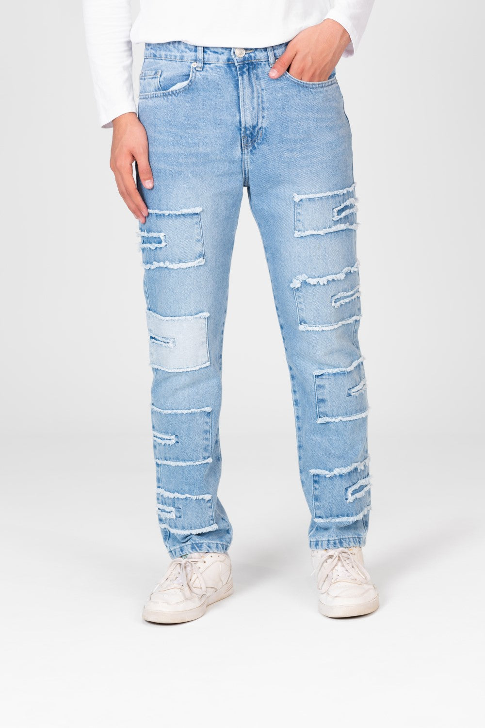Men's Five Pockets Boyfriend Jeans Pants With A Modern Cut