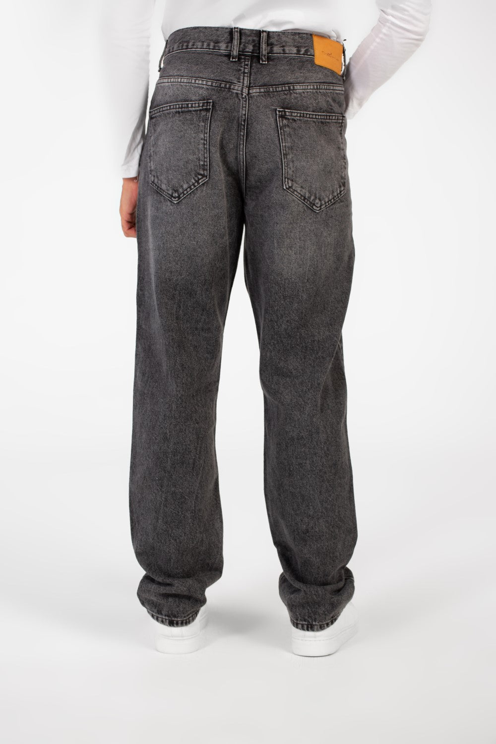 Men's Tomato Wide Leg Modern Design Five Pocket Jeans Pants