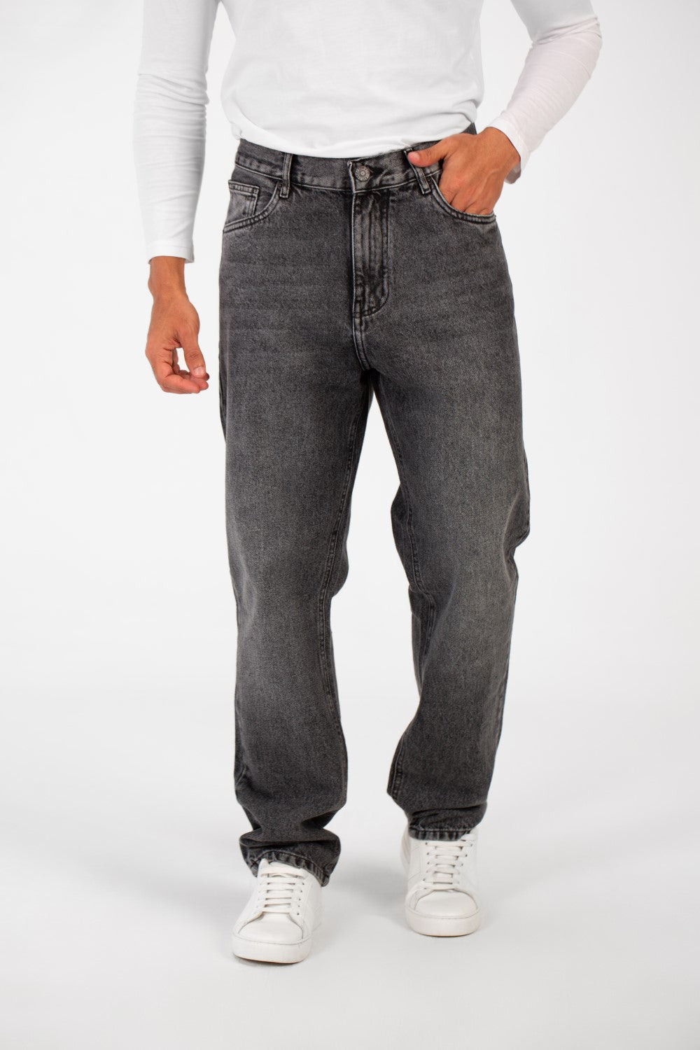 Men's Tomato Wide Leg Modern Design Five Pocket Jeans Pants