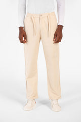 Men's Slim Fit Linen Drawstring Waist Pants High Quality Material With Pockets