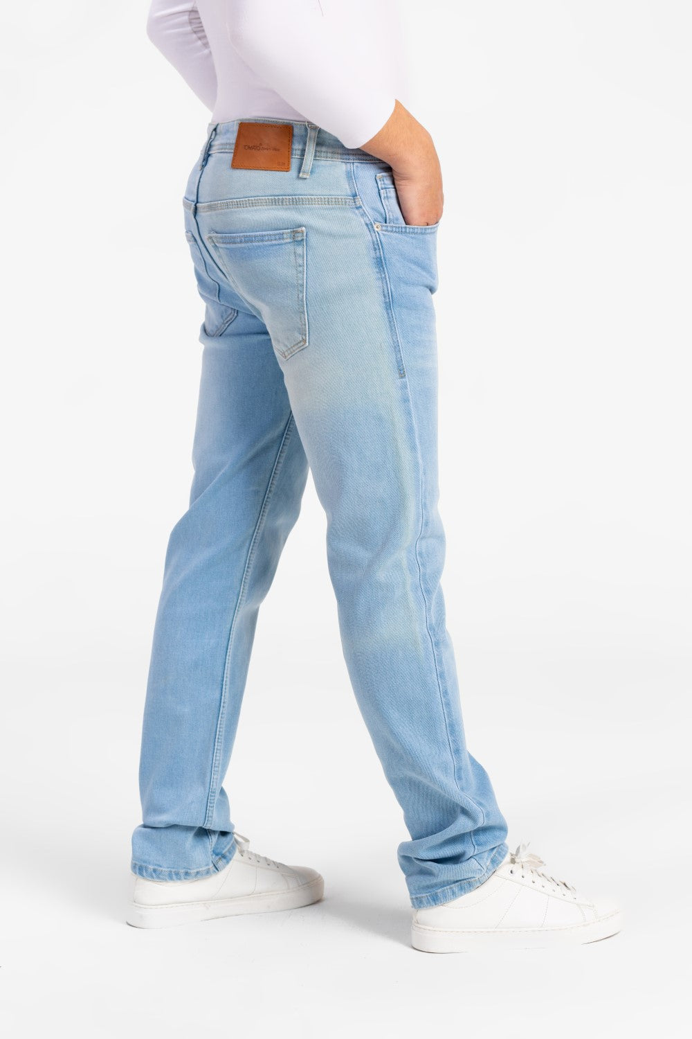 Men's Regular Fit Five Pocket Used Jeans Pants