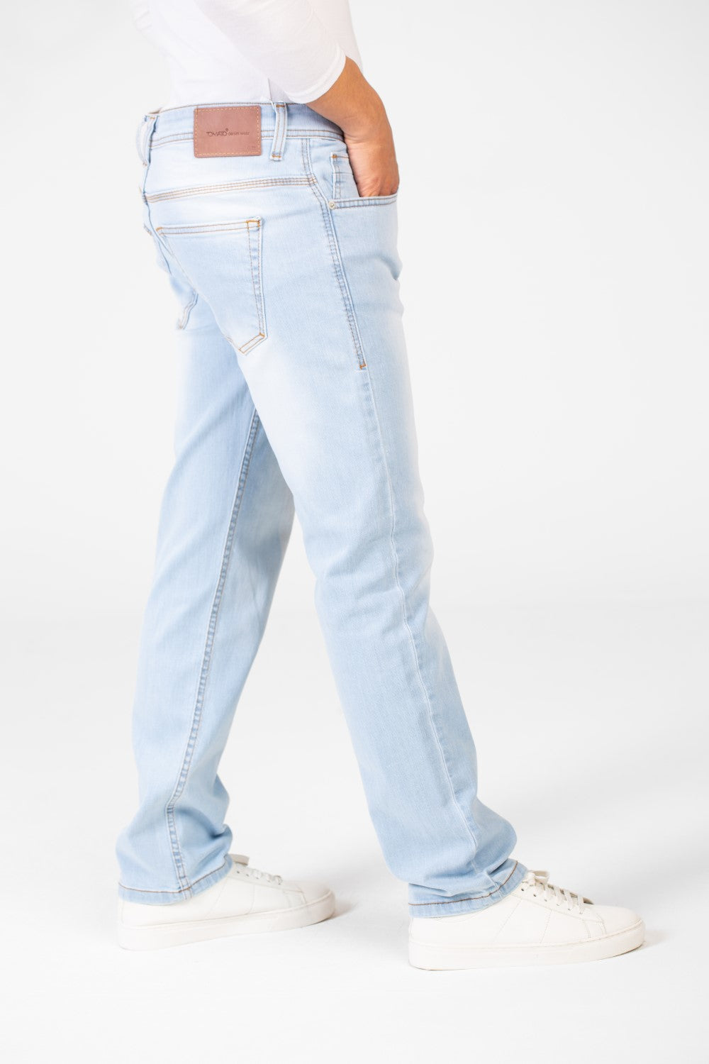 Men's Regular Fit Jeans Used Pants With Pockets