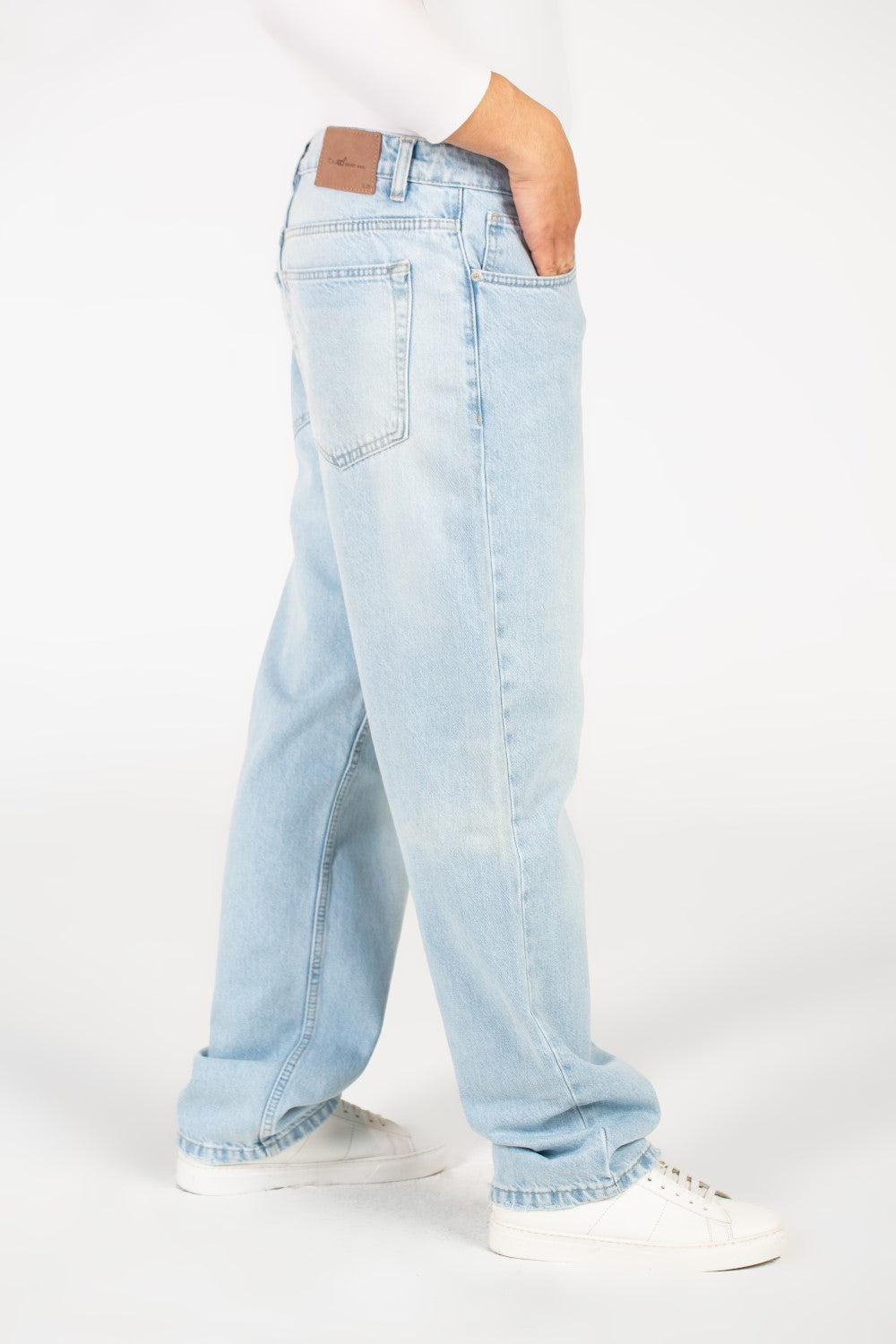 بنطلون جينز رجالي مستعمل بساق مستقيمة