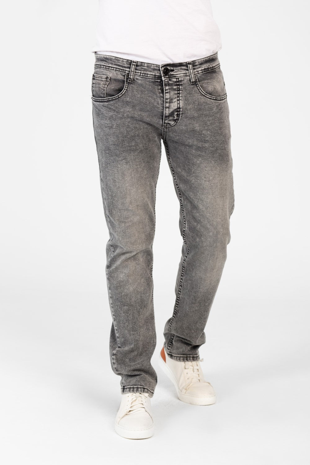 Men's Regular Fit Five Pocket Jeans Pants