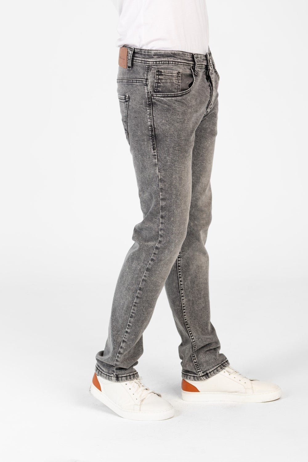 Men's Regular Fit Five Pocket Jeans Pants