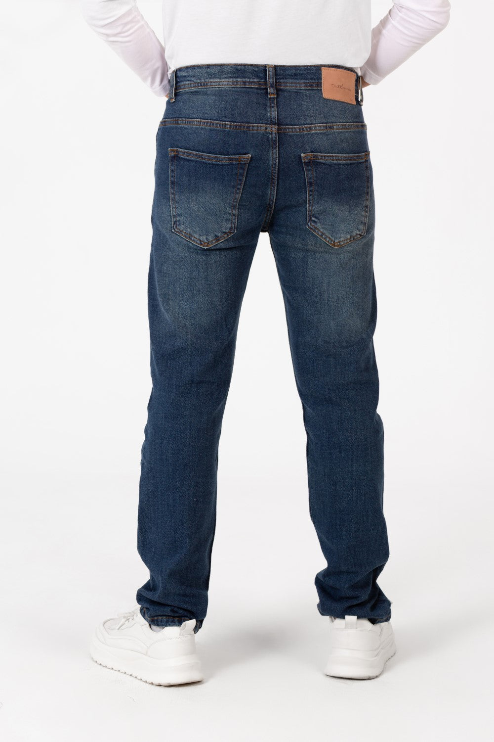 Men's Tomato Regular Fit Jeans Pants With Pockets In Relaxed Cut
