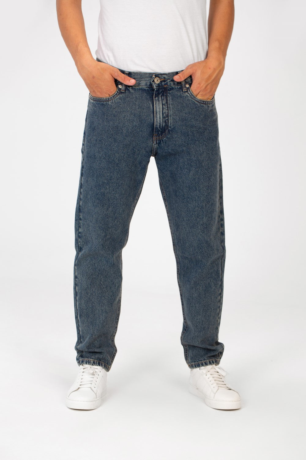 Men's Five Pockets Boyfriend Jeans Pants Trousers In Basic Details