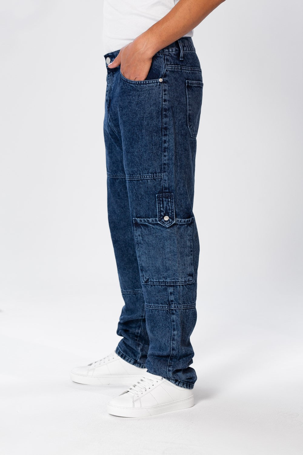 Men's Cargo Jeans Pants With A Modern Fit