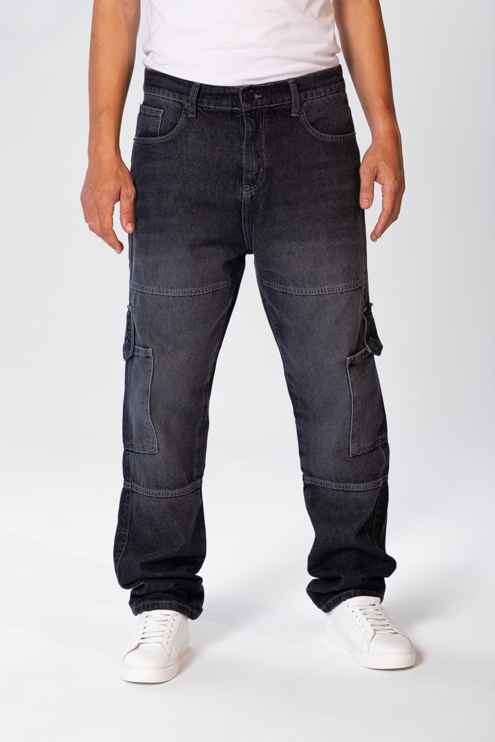 Men's Cargo Jeans Pants With A Modern Fit