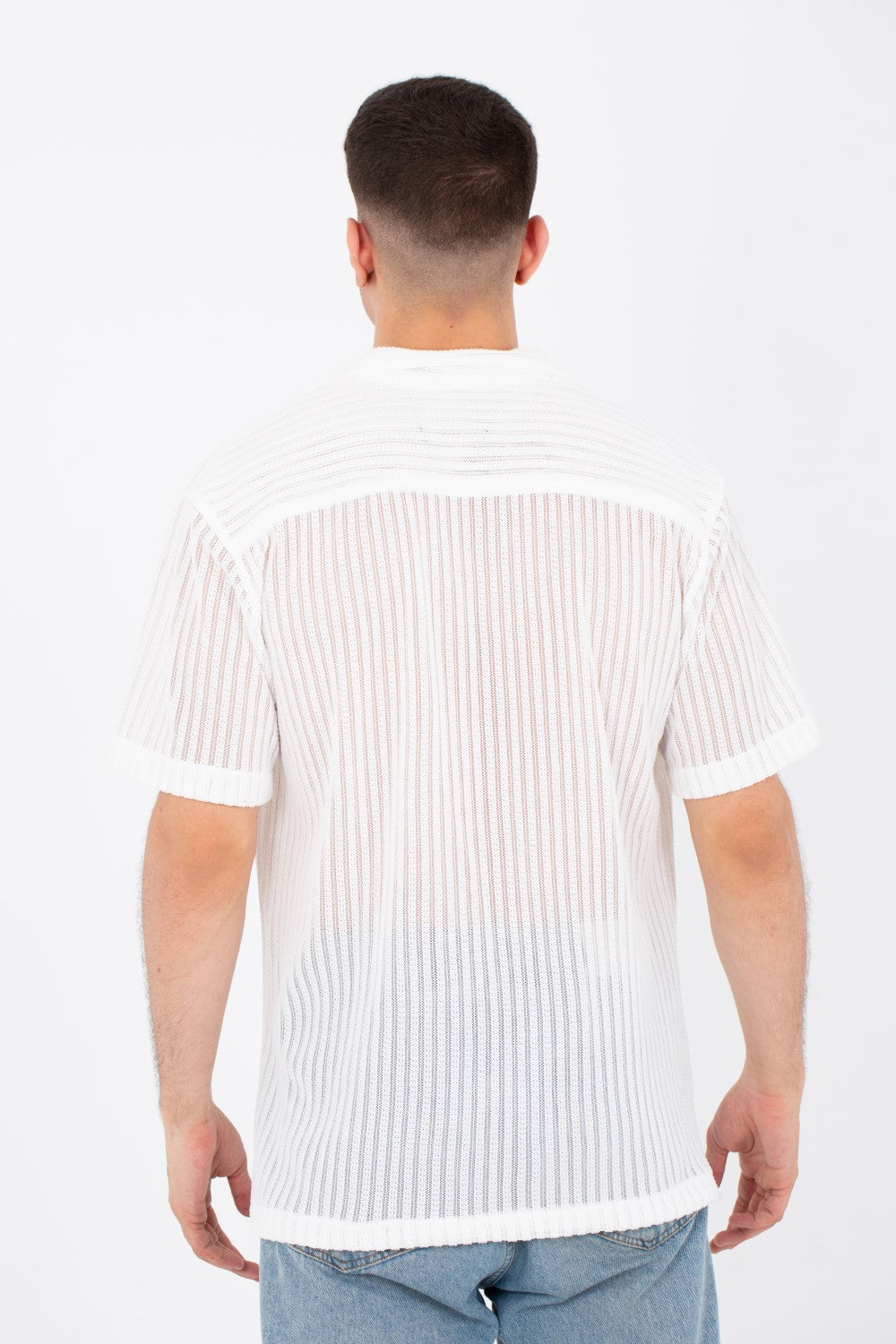 Mens Half Sleeved Slim Fit Trico Shirt With A New Trendy Cut