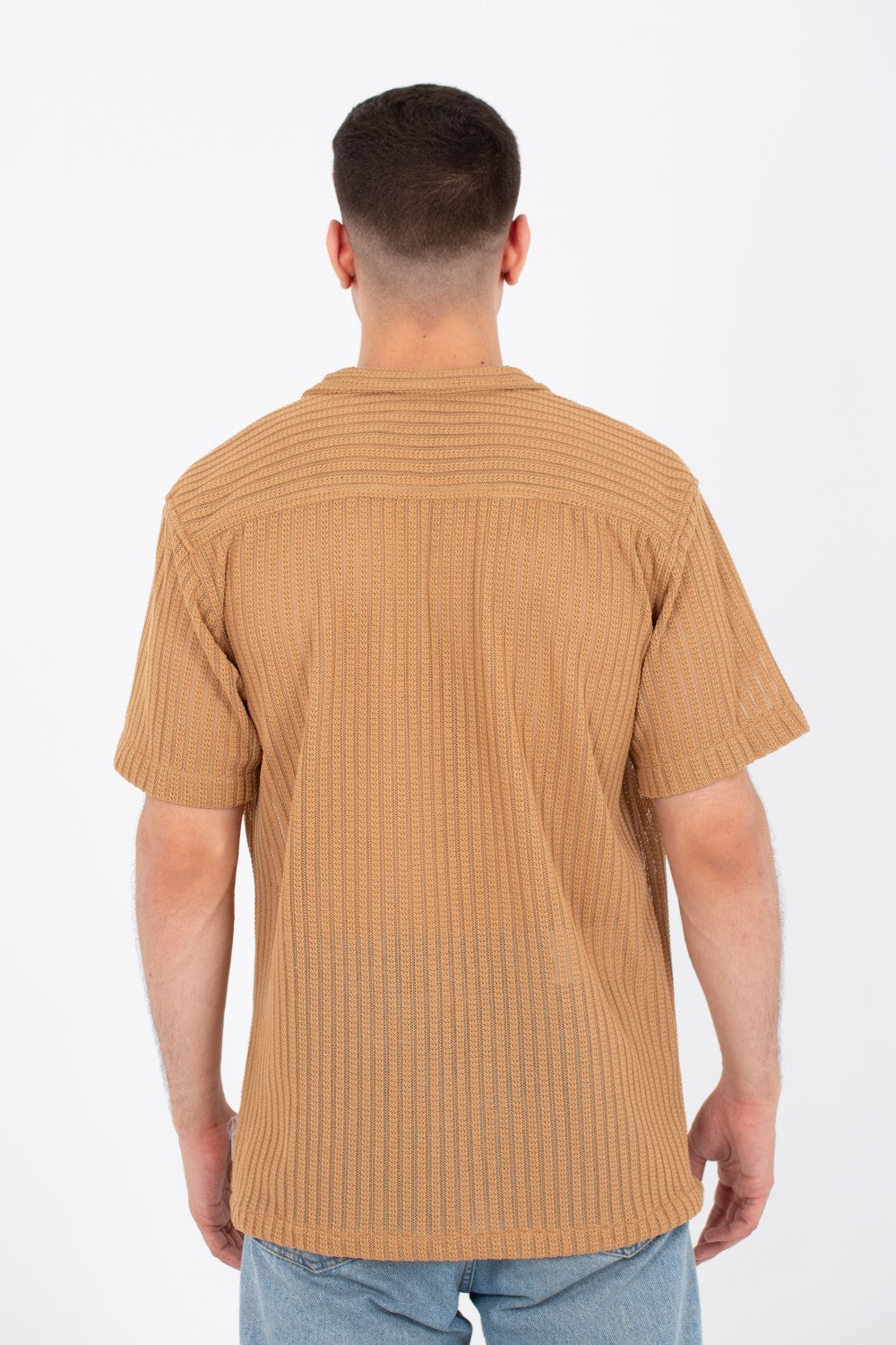 Mens Half Sleeved Slim Fit Trico Shirt With A New Trendy Cut