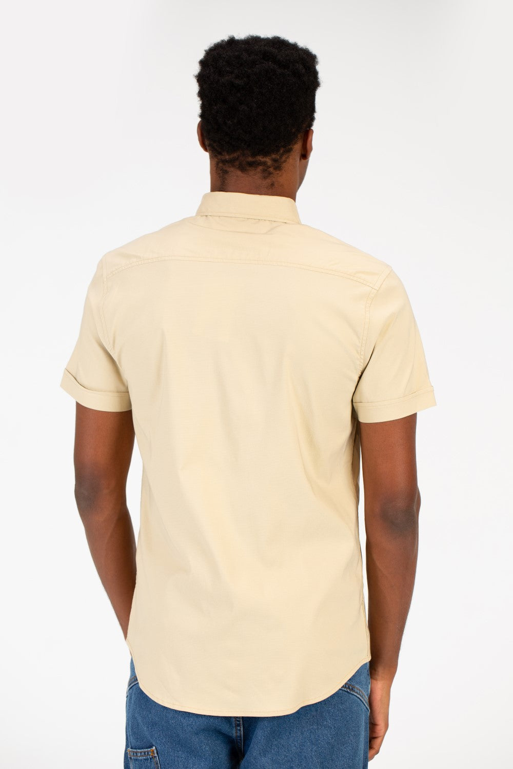 Men's Slim Fit Half Sleeve Shirt