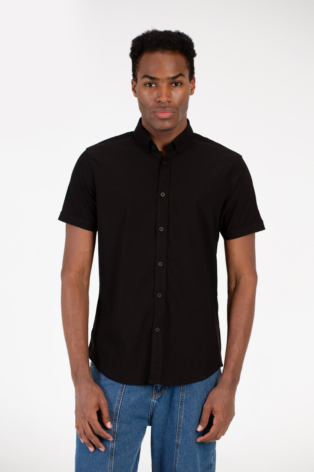 Men's Slim Fit Half Sleeve Shirt