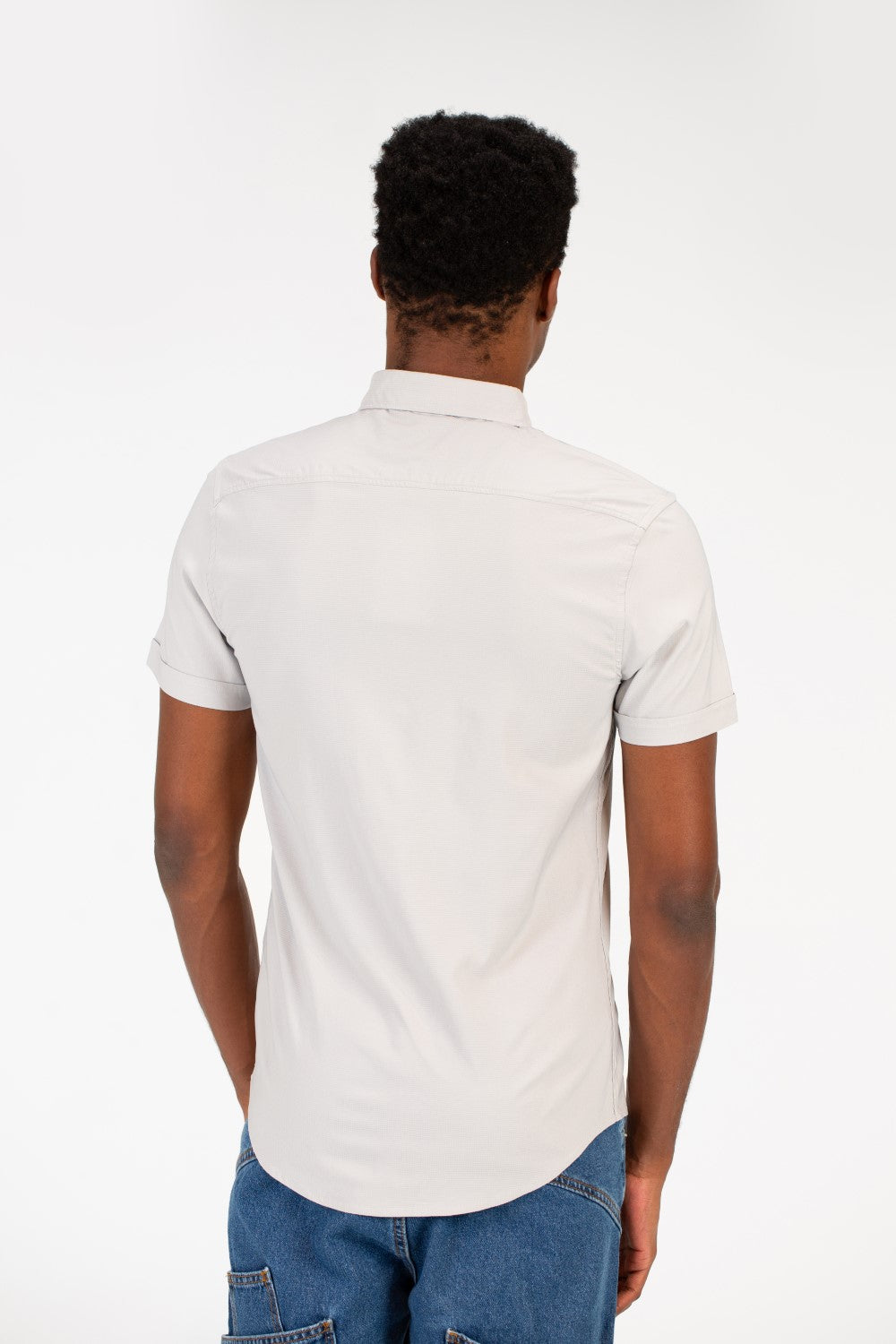Men's Slim Fit Half Sleeve Shirt