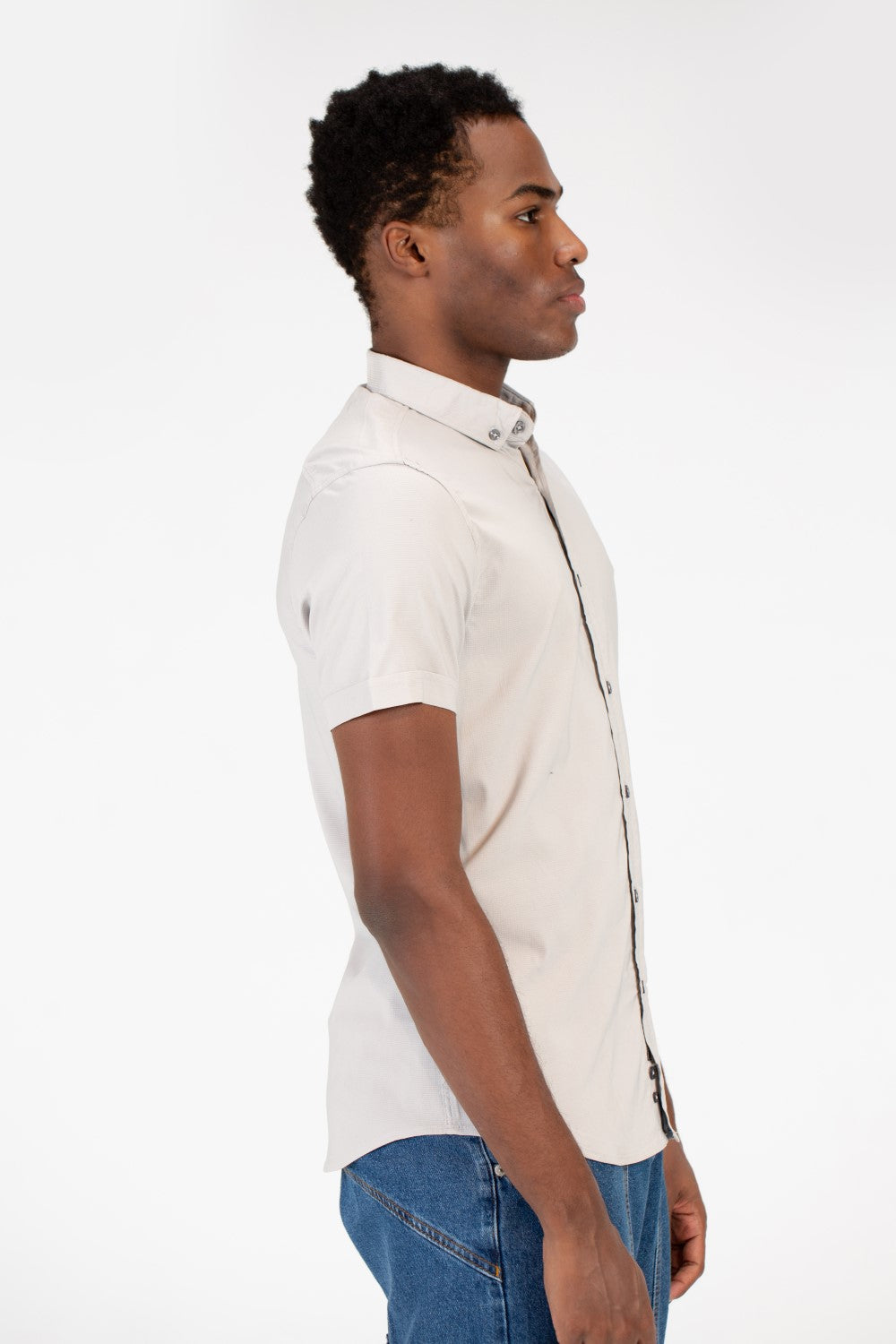 Men's Slim Fit Half Sleeve Shirt