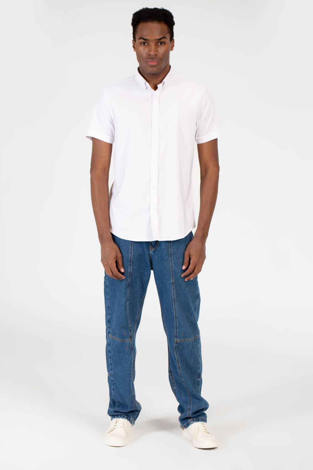 Men's Slim Fit Half Sleeve Shirt