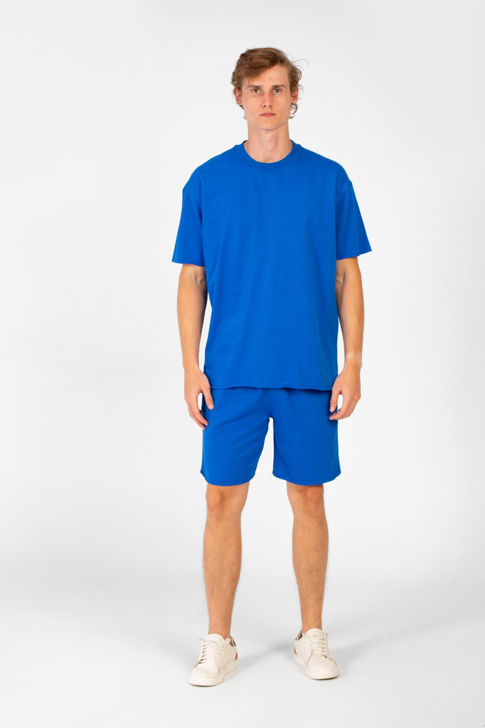 Men's Basic Outfit Modern Comfortable Short Sleeve T-Shirt and Short