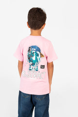 تي شيرت مطبوع بأكمام قصيرة للأولاد