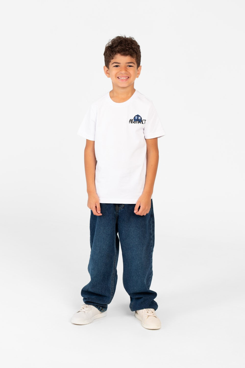تي شيرت مطبوع بأكمام قصيرة للأولاد