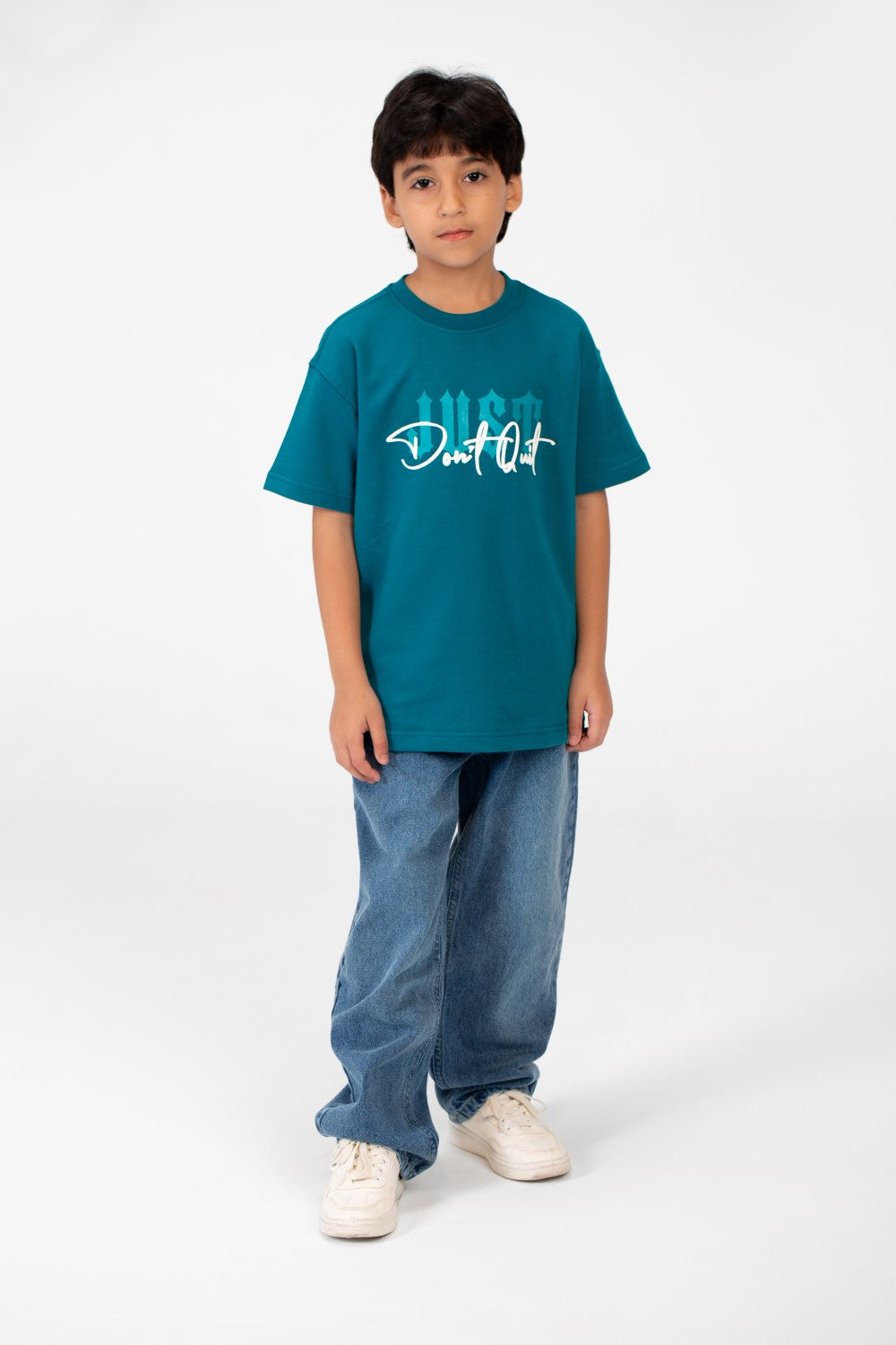 Boy's Milton Oversized T-Shirt With Front Print