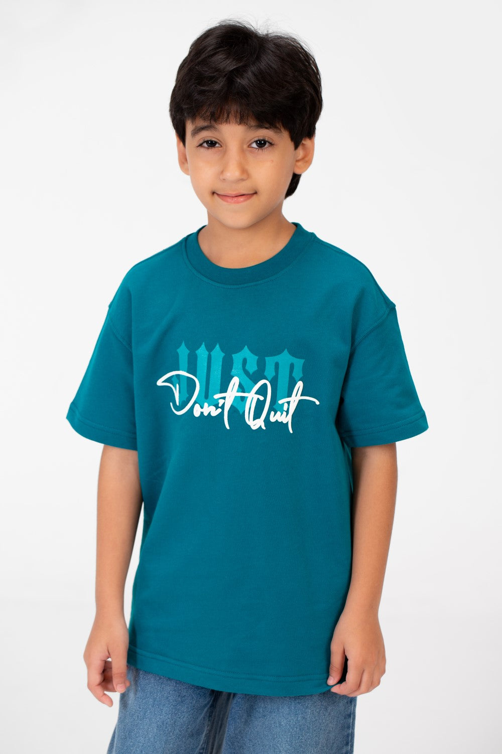Boy's Milton Oversized T-Shirt With Front Print