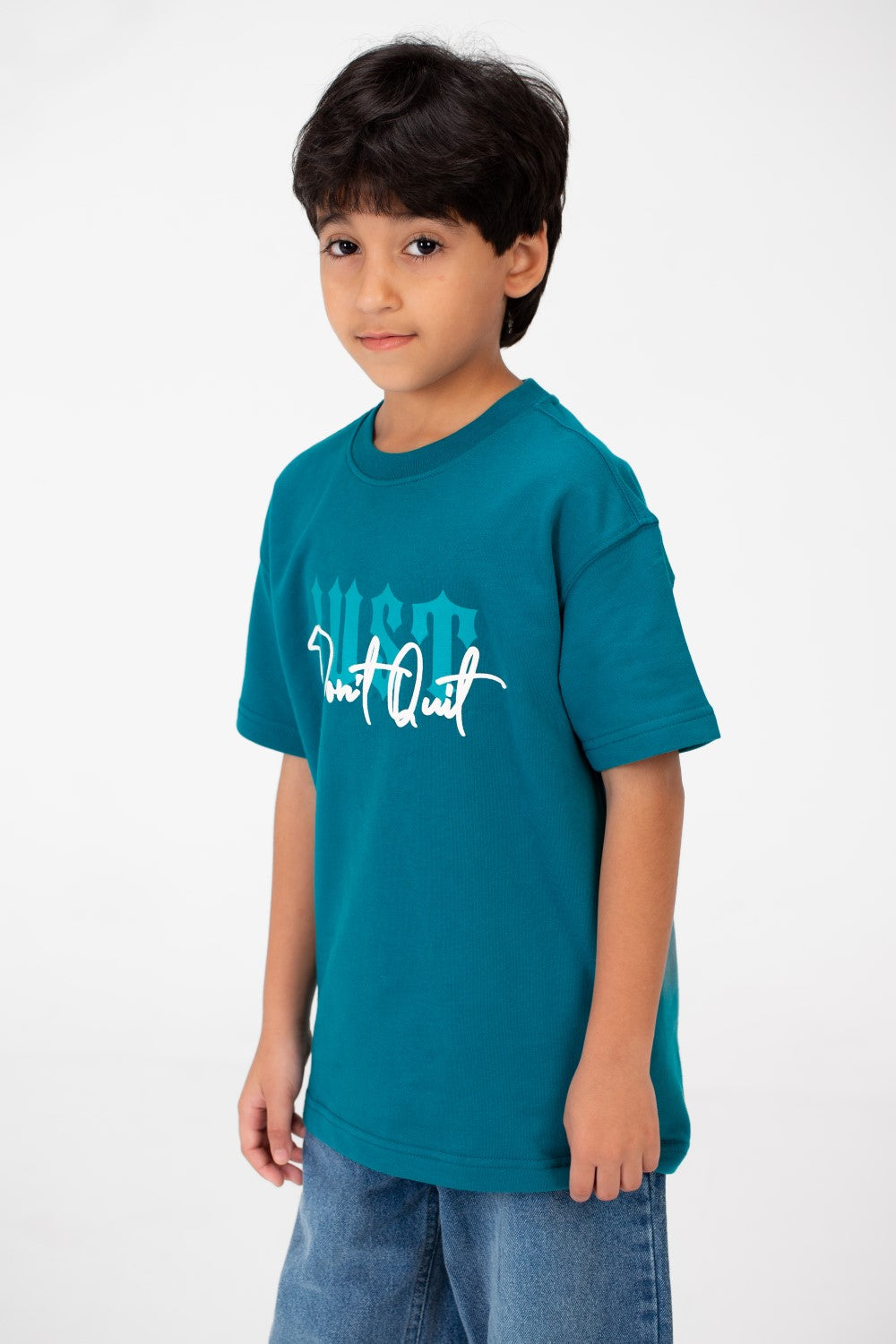 Boy's Milton Oversized T-Shirt With Front Print