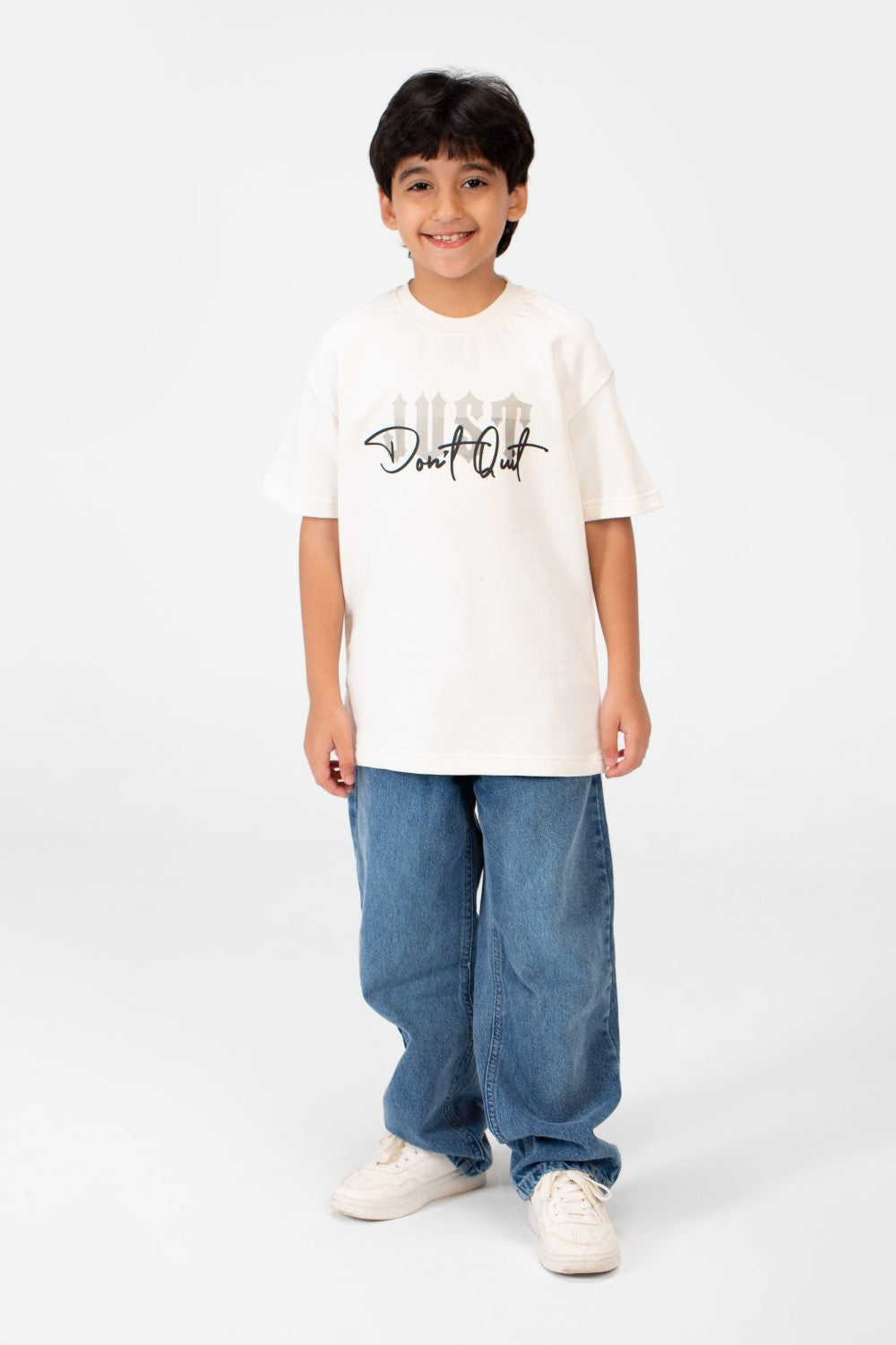 Boy's Milton Oversized T-Shirt With Front Print