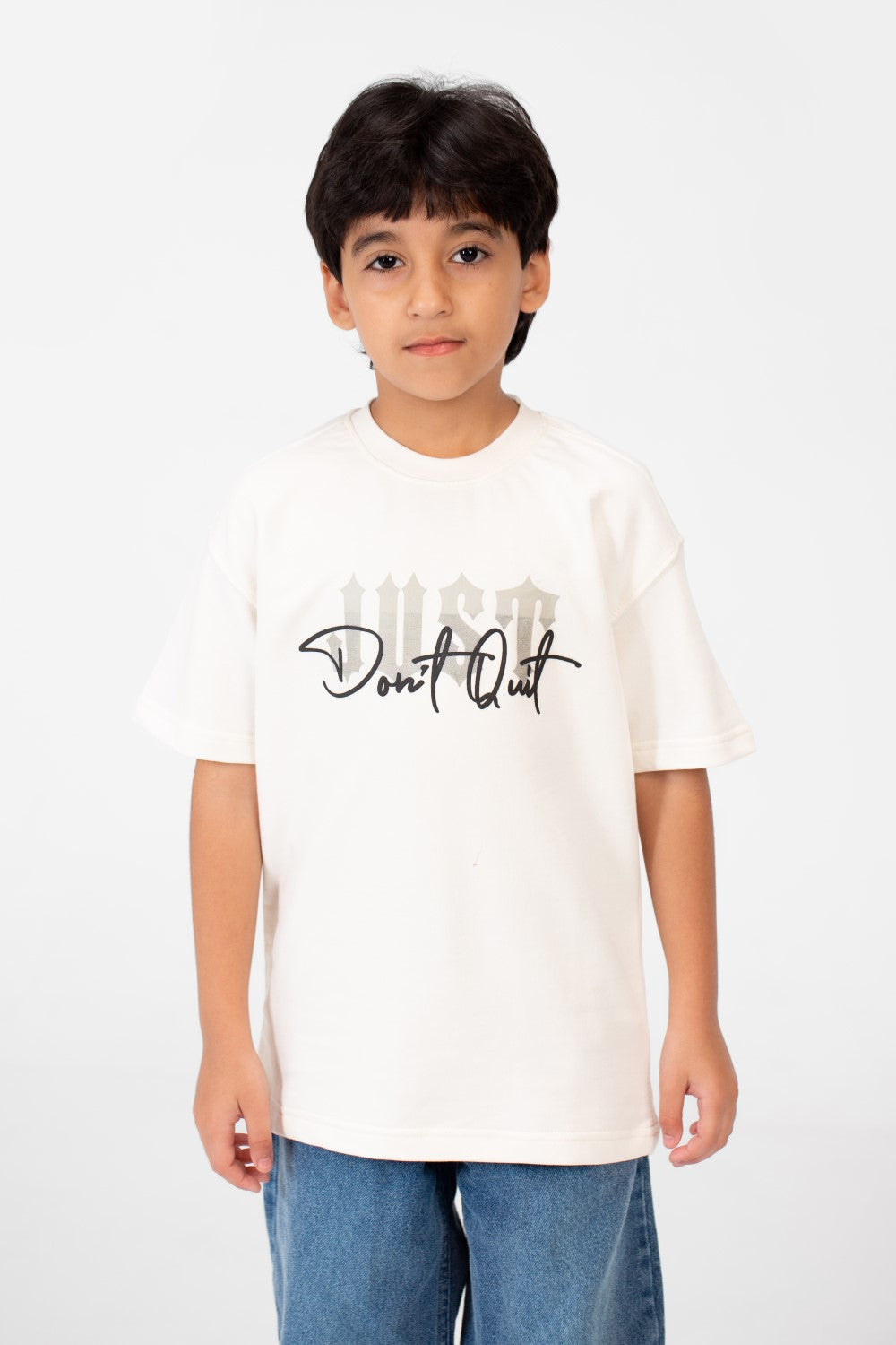 Boy's Milton Oversized T-Shirt With Front Print