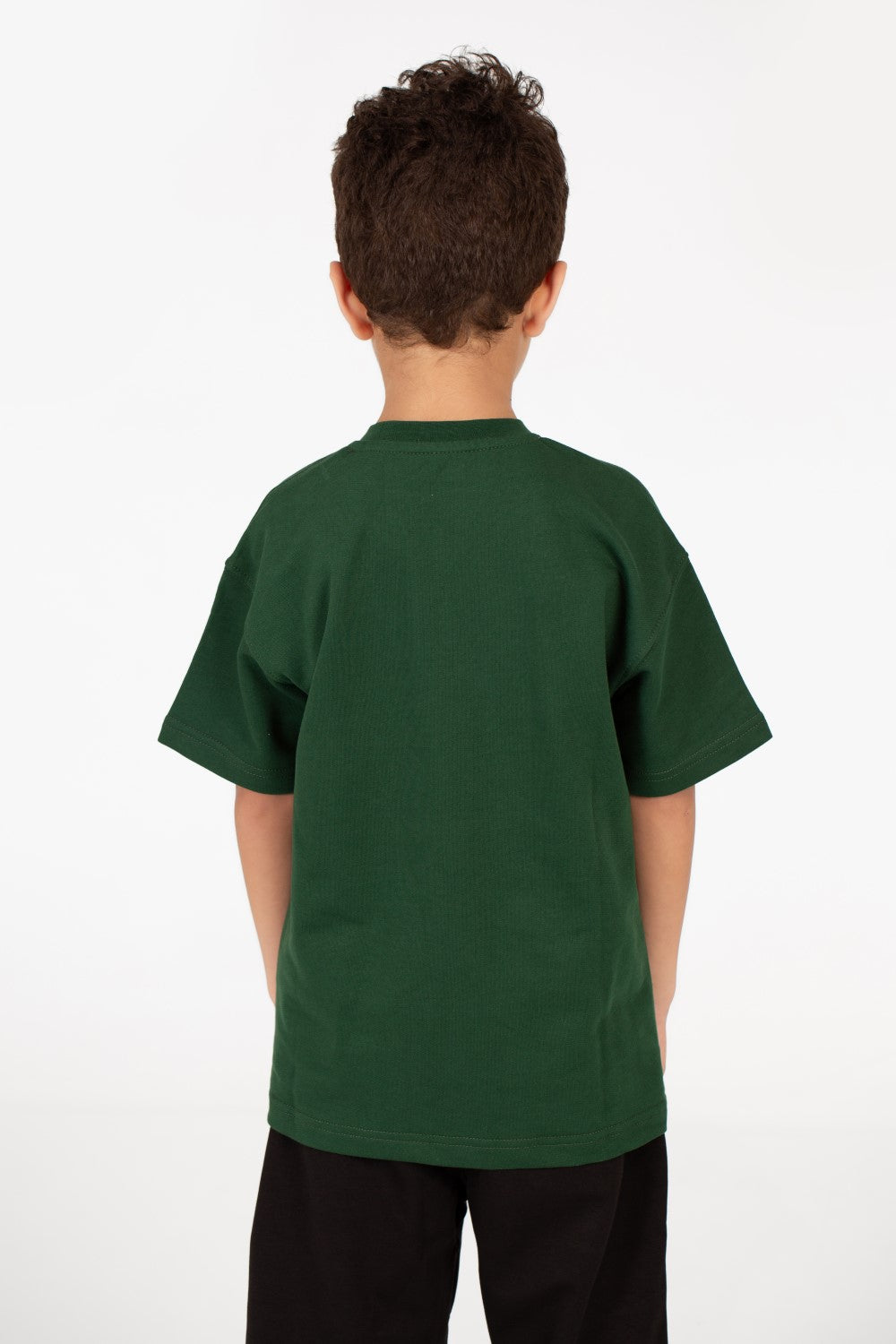 تي شيرت رجالي كبير الحجم بأكمام قصيرة وطبعة نصية