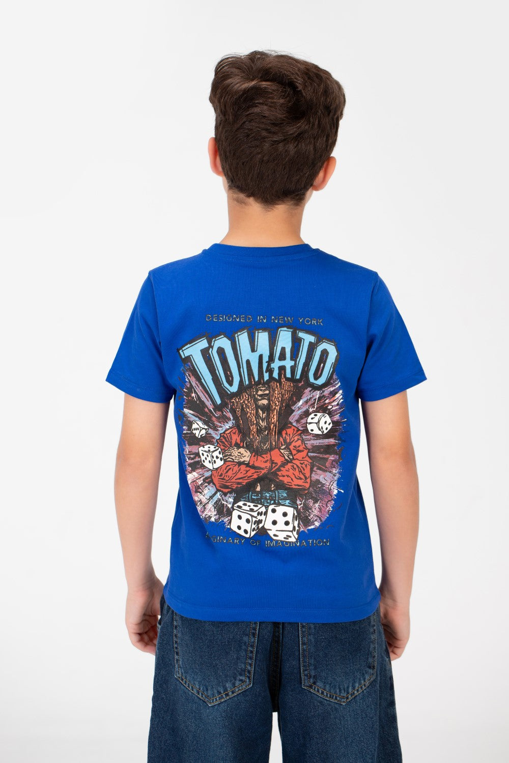 Boy's Tomato Crew Neck T-Shirt