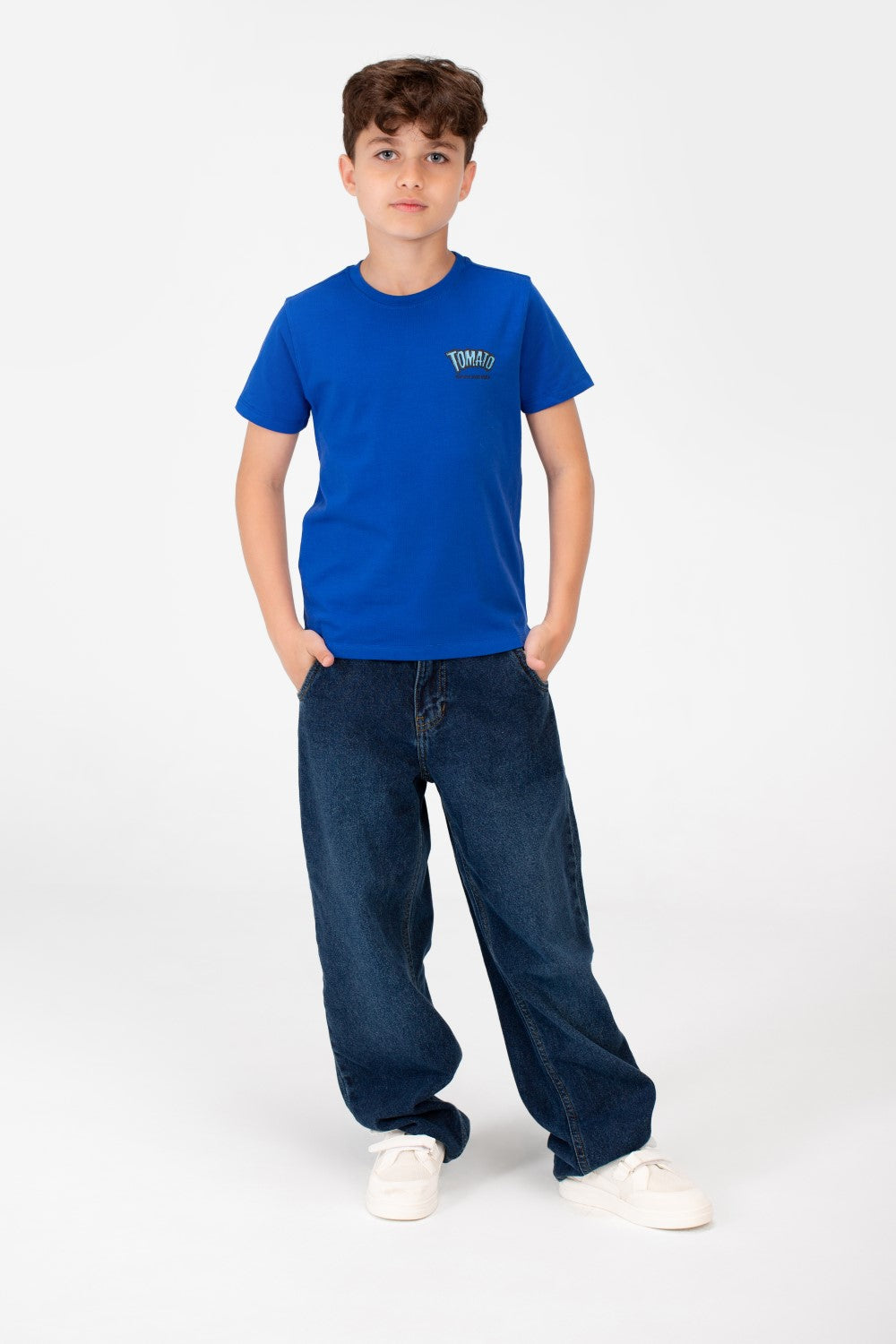 Boy's Tomato Crew Neck T-Shirt